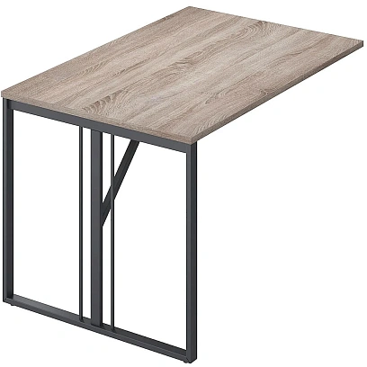 Брифинг Комус Мебель К-Loft Director 241B001 1200х800х752 сонома темн/черн