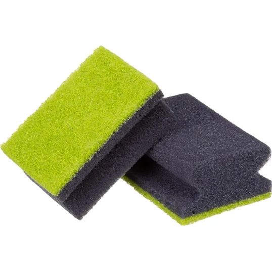 Губки для посуды Master FRESH BLACK профилированные 2 шт/уп
