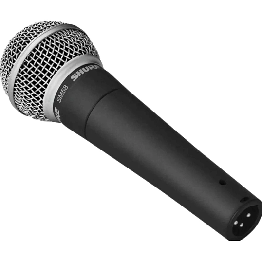 Микрофон Shure SM58-LCE, вокальн динамич кардиоидн, 50-15000 Гц, 1,6 мВ/Па