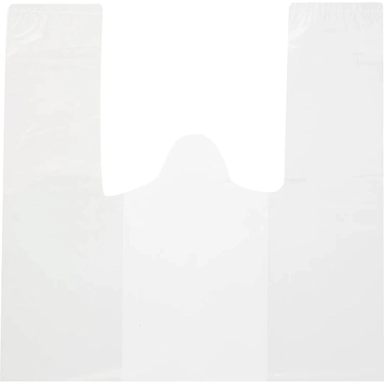 Пакет-майка на бутыль 19л ПНД, 32+20x68см, прозр, 18мкм, 100шт./уп