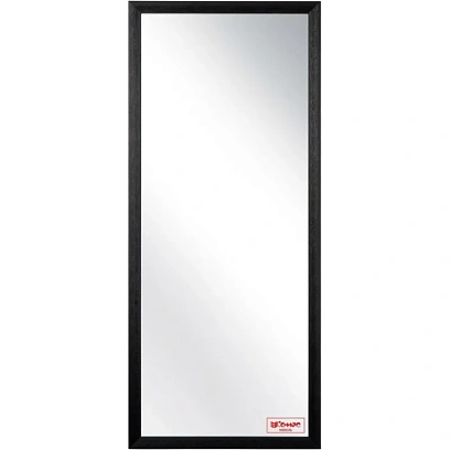 Зеркало МГЛ_настенное Комус Мебель НБ72 (600x1400) багет ПЛС черный