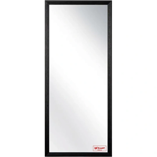 Зеркало МГЛ_настенное Комус Мебель НБ72 (600x1400) багет ПЛС черный