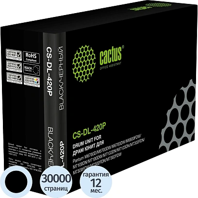 Драм-картридж Cactus CS-DL-420P DL-420P чер. для M6700D/DW/M6800FDW/M7100D