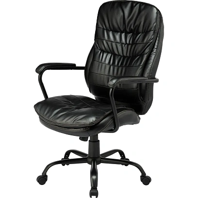 Кресло BN_Dp_EChair-559 TPU кожзам черный, металл черный