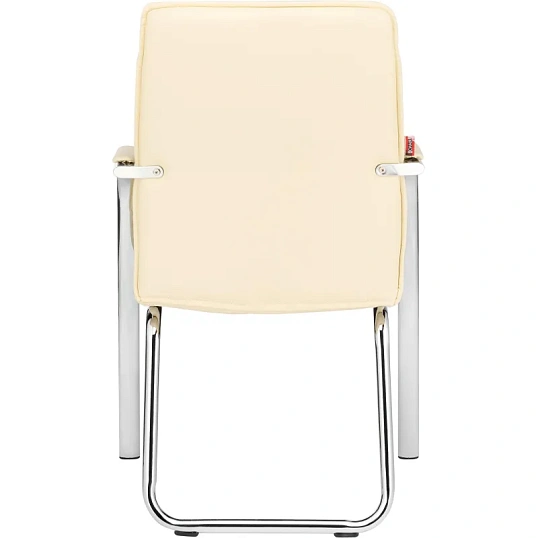 Конференц-кресло BN_TQ_Echair-810 VPU-1 кожзам бежевый, хром