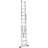 Лестница трехсекционная алюминиевая 3х9 ступеней TOPFORT