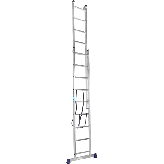 Лестница трехсекционная алюминиевая 3х9 ступеней TOPFORT