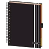 Бизнес-тетрадь Ambition 5,А5,150л,148х205,5разд,клет+лин,сер полос,0005