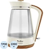Чайник Tesler KT-1750 BEIGE, 1,7л., 2200Вт., стекло