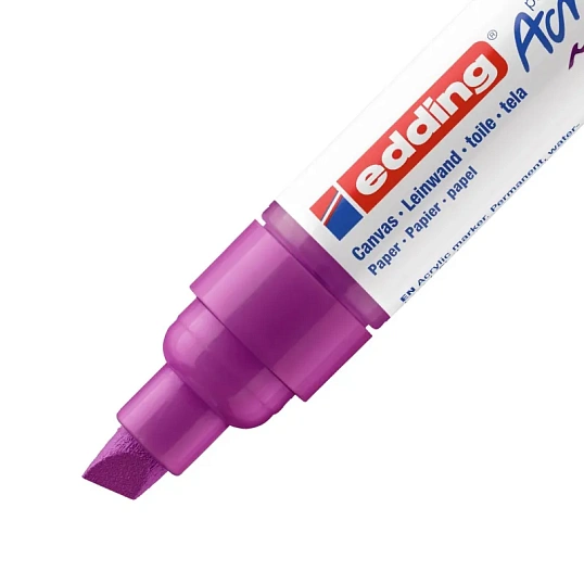 Маркер акриловый Edding 5000/910.скош.нак. 5-10 мм. Цвет Ягодный