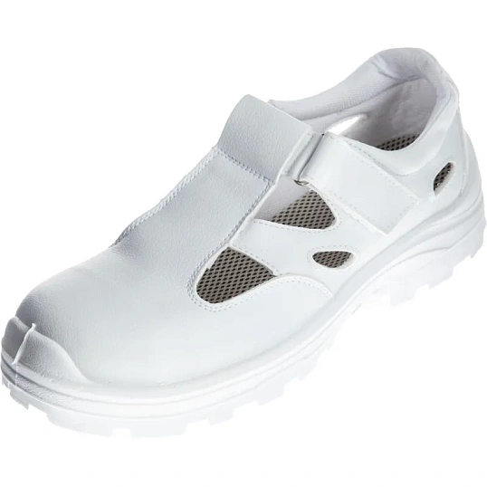 Полуботинки (сандалии)  АЛМИ(арт. 80302-011600) с МП, белые, р.39