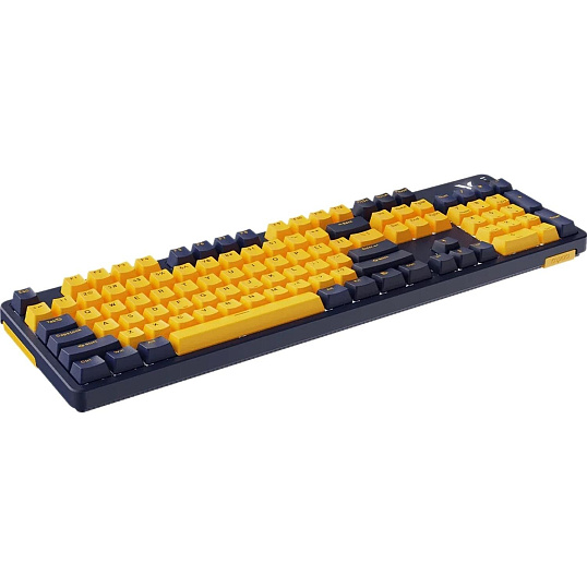 Клавиатура RAPOO игров.механич.проводная V500PRO, цвет - желтый/синий