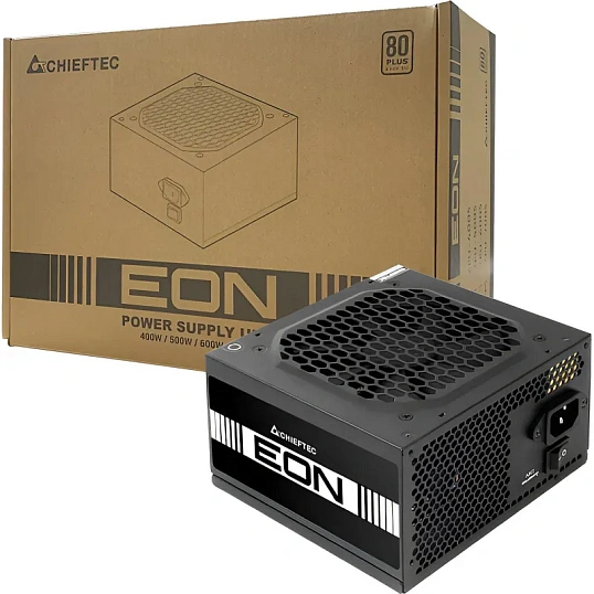 Блок питания Chieftec Eon ZPU-600S, 600W, 80 PLUS, APFC, 12cm
