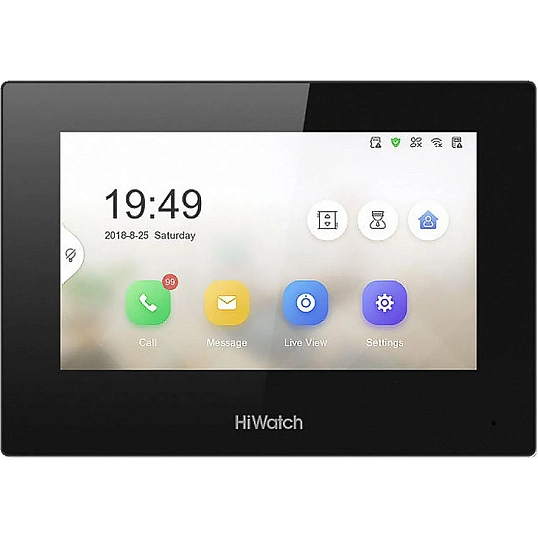 Монитор IP-видеодомофона HiWatch VDP-H2211B 7/1024 x 600/PoE