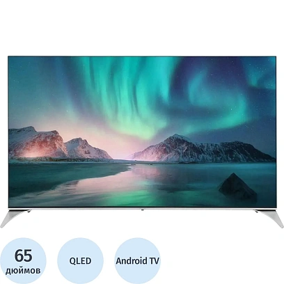 Телевизор Hyundai H-LED65QBU7500, UHD, Smart (Android TV)