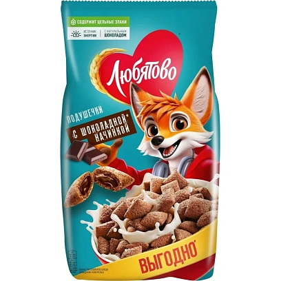 Подушечки Любятово с шок. нач., 500г