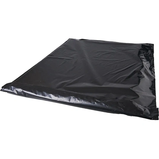 Корд курьерский пакет,без печати,без кармана,черн.,500х600+40,40мкм,50шт/уп