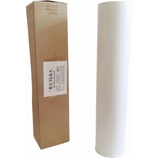 Калька бумажная (0,620х175м., 60 г/кв.м.) 76мм