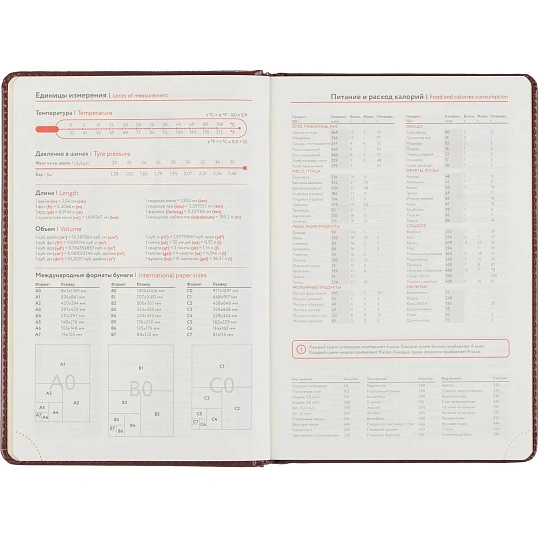 Ежедневник датированный 2027 Attache А5 168л 143x210 коричн (золотист срез)