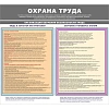 Информационный стенд-плакат Организация обучения охране труда 430х470