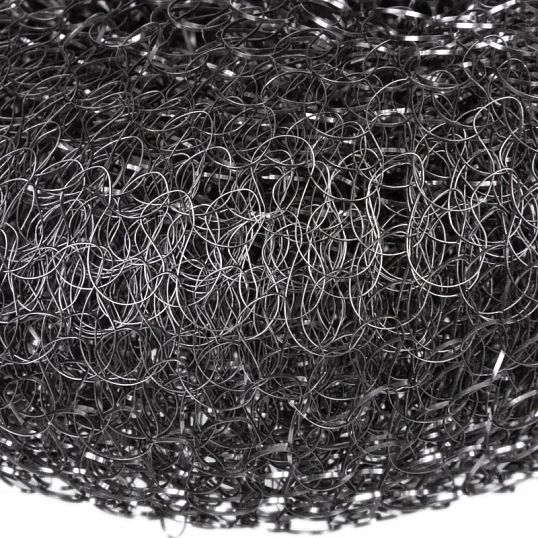 Губка-мочалка металлическая большая D=9,5см.,вес=34,8гр. PACLAN