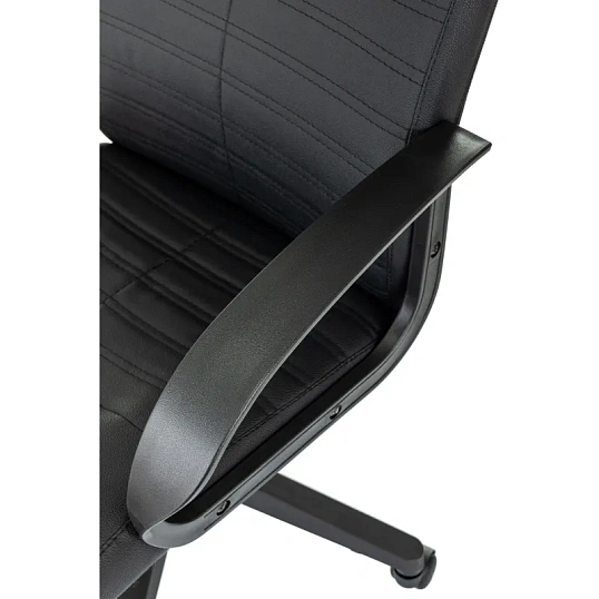 Кресло VB_EChair 659LT PU черный эко.кожа крестов. пластик