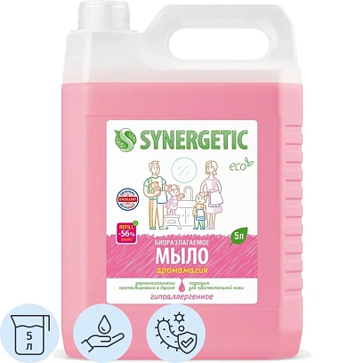 Мыло жидкое Synergetic Аромамагия 5л