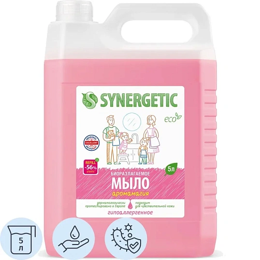 Мыло жидкое Synergetic Аромамагия 5л
