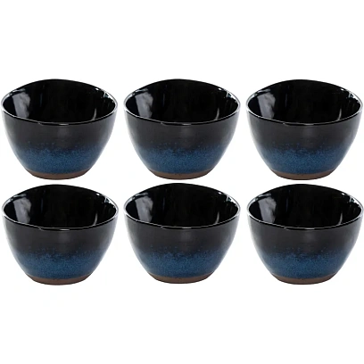 Набор тарелка глубокая 190х180мм 520мл, ПУРАН, 6шт в упак. арт.209-27014