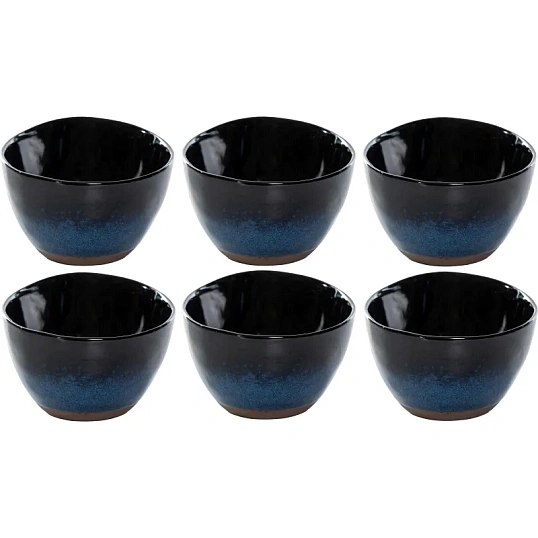 Набор тарелка глубокая 190х180мм 520мл, ПУРАН, 6шт в упак. арт.209-27014