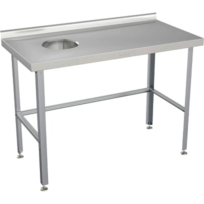 Стол для отходов СРО-С-1Л-1200.600-02 (СРО-3/1200 левый)