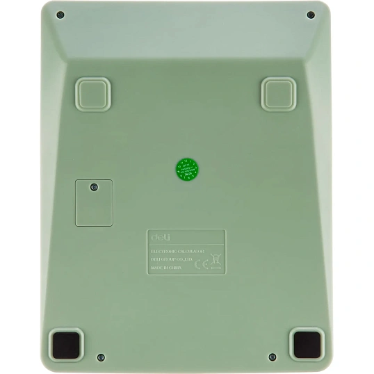 Калькулятор настольный Deli полноразм. EM888A, 12-ти разряд., мятн/бел