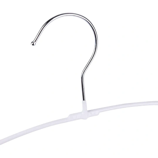 Вешалка-плечики WW_Attache MHT001/MHP048 мет,прям,пок.ПВХ,р48-50 бел.УП10шт