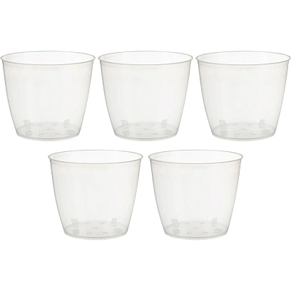 Набор горшков для пикирования рассады 5шт 0,7л,прозрачн IG604011999