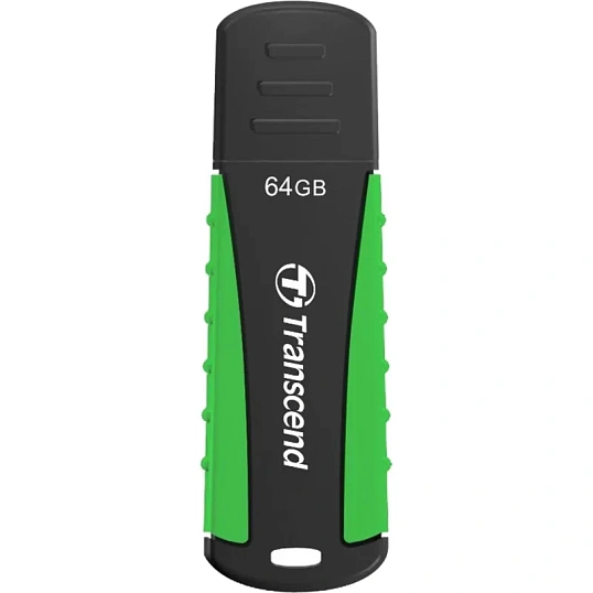 Флеш-память Transcend JetFlash 810, 64Gb, USB 3.1 G1, ч/зел, TS64GJF810