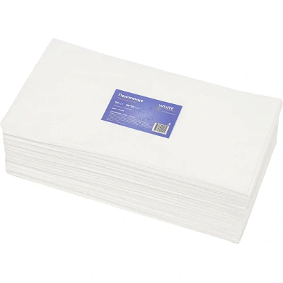 Салфетка спанлейс 35x70 см, белый, пл.50, 50шт/уп, 10253(0049)