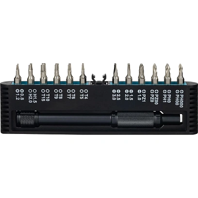 Набор отверток точных Topfort с битами 25 предметов (8082225)