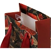 Пакет под бутылку подарочный PREMIUM FLORA.ГРАНАТ,12.3x36x9 см 2-856/05