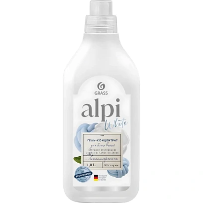Гель для стирки ALPI white gel конц для белых вещей 1,8л