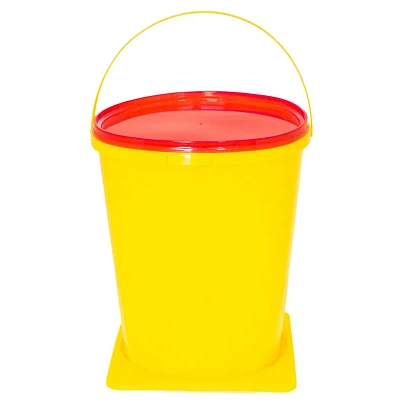 Упаковка д/сбора мед.отходов Емк-конт д/биол.отходов Б Желт. 6л, 50шт,СЗПИ