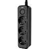 Сетевой фильтр AGNI 3/2м,черный(TP-FD3E-2m-black)