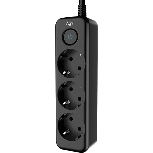 Сетевой фильтр AGNI 3/2м,черный(TP-FD3E-2m-black)
