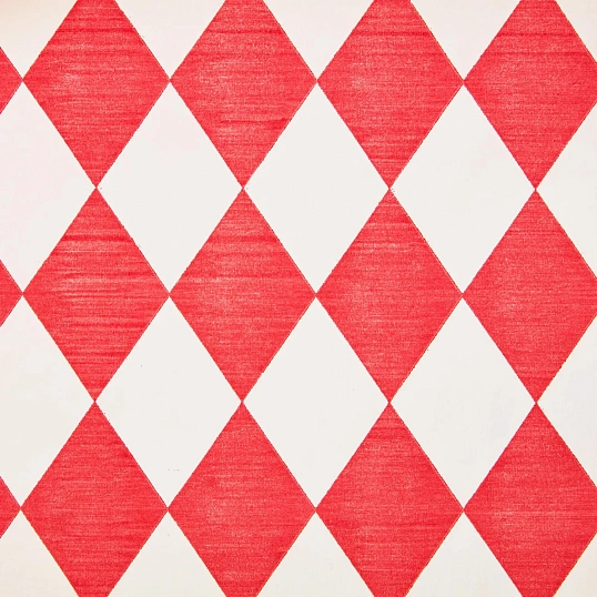 Скатерть одноразовая Luscan, 120х200см 6шт/рулон, красный ромб