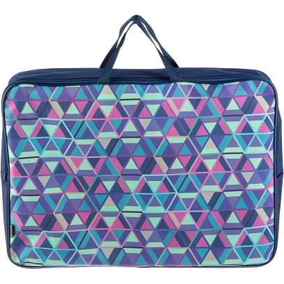 Папка для труда Комус Класс Геометрия, А3,молн.ткань,475х345х75,ПМД3-20-4