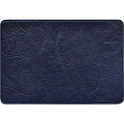 Чехол для карт с вырубкой, 64x96 мм, синий, кожзам 2938.ЯК-201