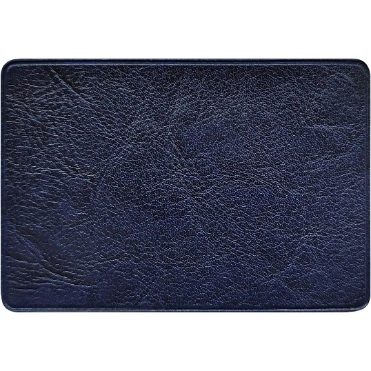 Чехол для карт с вырубкой, 64x96 мм, синий, кожзам 2938.ЯК-201