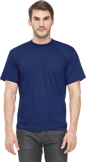 Футболка (160 г.) с кор.рукавом синяя XL (ЗД594075)