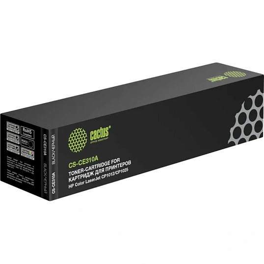 Картридж лазерный Cactus CS-CE310A CE310A чер. для HP CP1025/100, M275