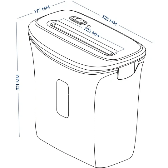 Шредер (уничтожитель) Гелеос УД14-4, 4ур.секр., 6лист, 14л