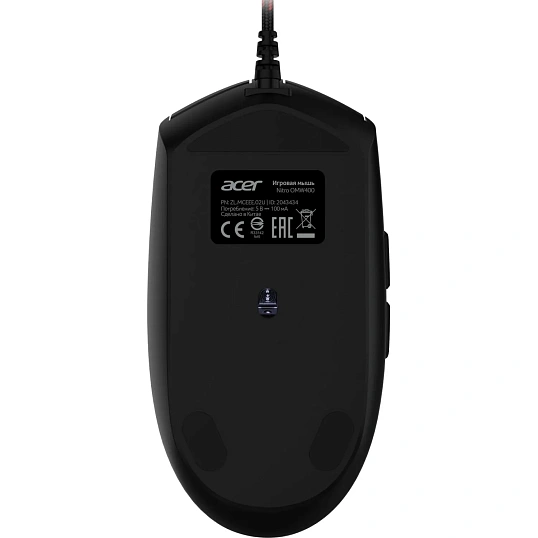 Мышь компьютерная Acer Nitro OMW400 6400dpi USB 6but (ZL.MCEEE.02U) черн
